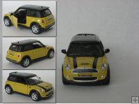 MINI Cooper S Pullback 1:36 Metallic YELLOW