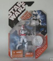 Star Wars Saga Legends Clone Trooper Officer RED