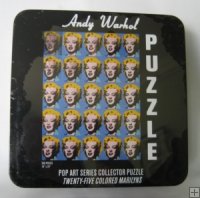 MARILYN MONROE ART BY ANDY WARHOL 550 JIGSAW PUZZLE IN TIN