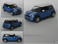 MINI Cooper S Pullback 1:36 Metallic BLUE