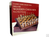 Chess Set Classic Game Collection Deluxe Wooden Chess Box